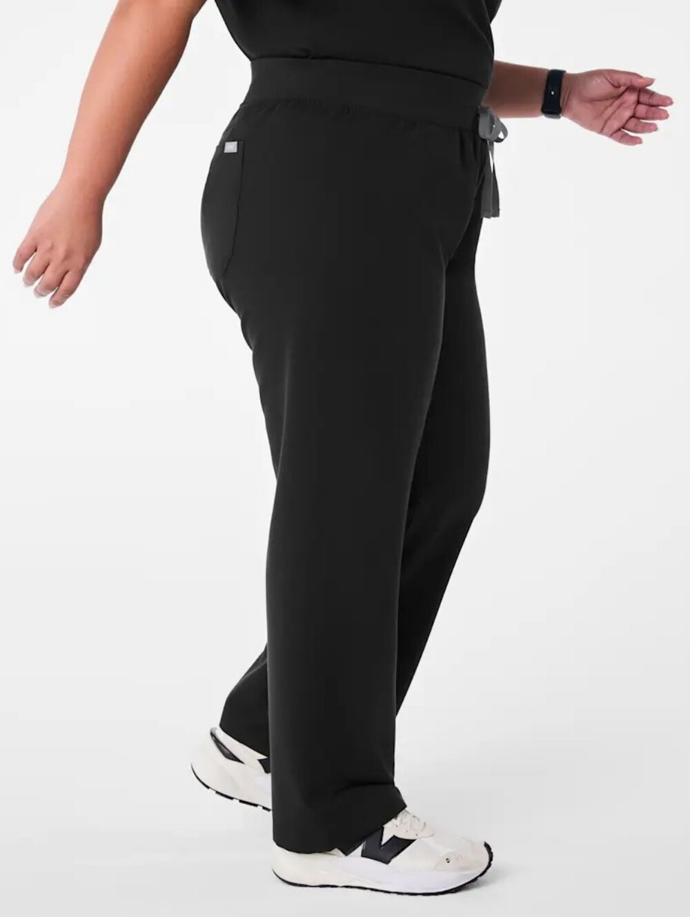 Figs Livingston Black High-Rise Straight-Leg Scrub Pant Size XXL - Picture 4 of 16